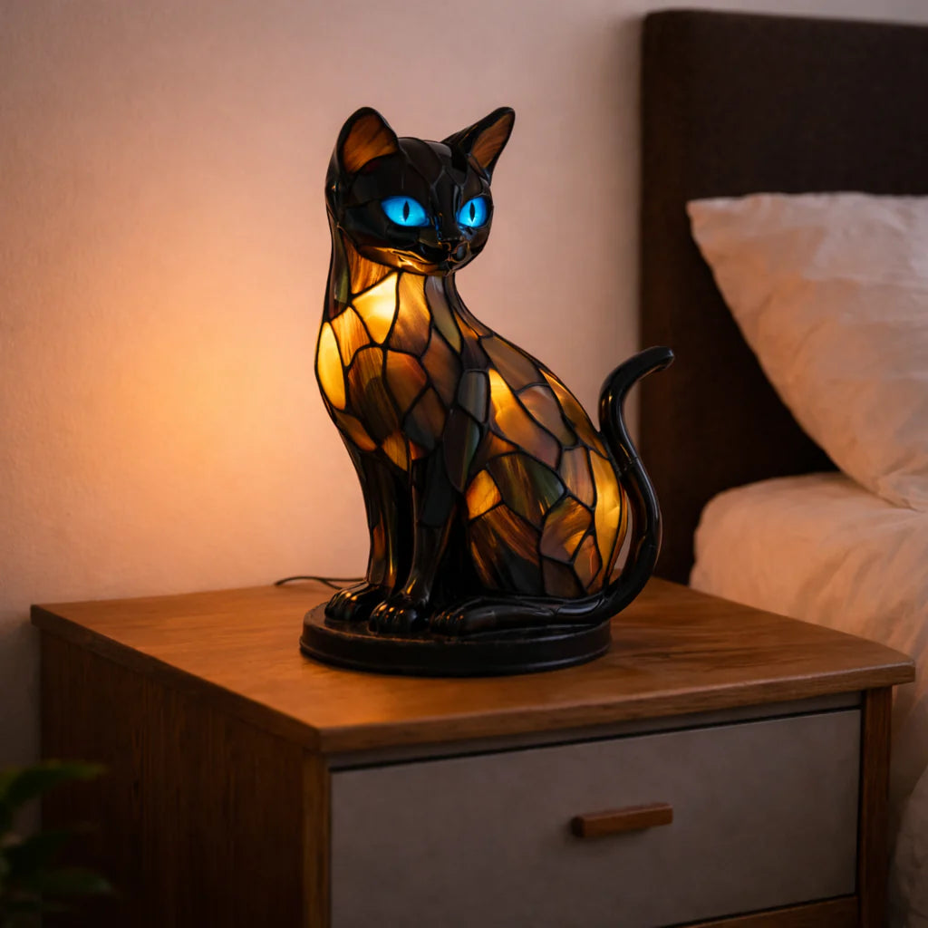 Handmade Cat Lamp